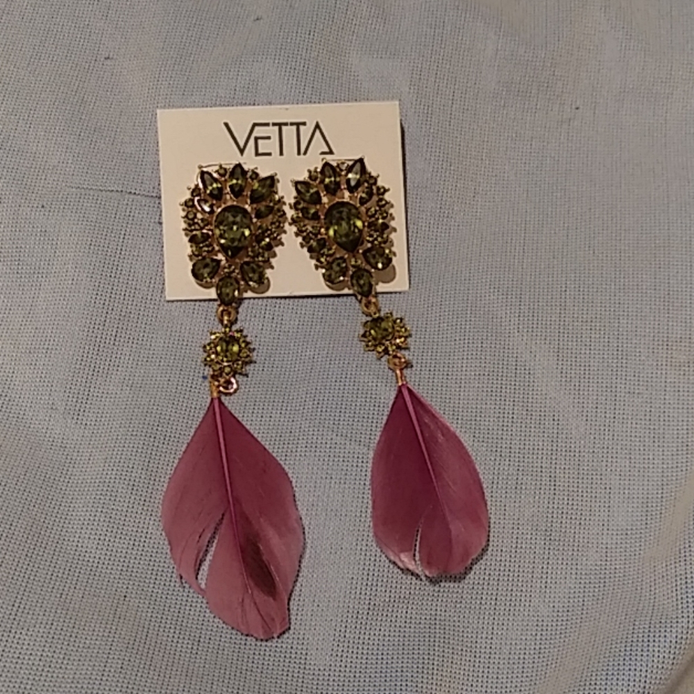 💍Dangle gem earrings